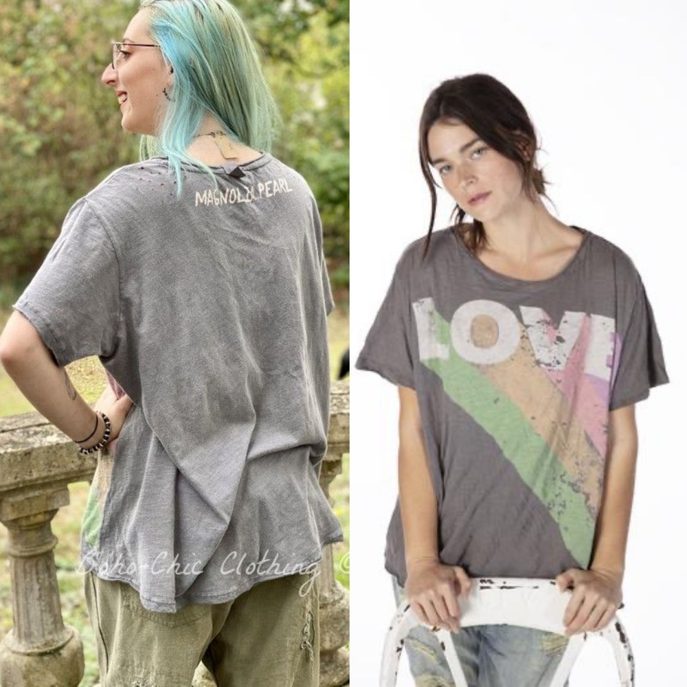 New Magnolia Pearl Technicolor Love Tee OS Ozzy